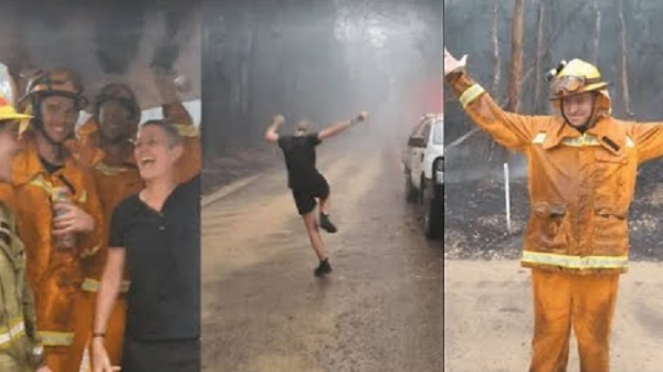 austarlia-fire and Namaz