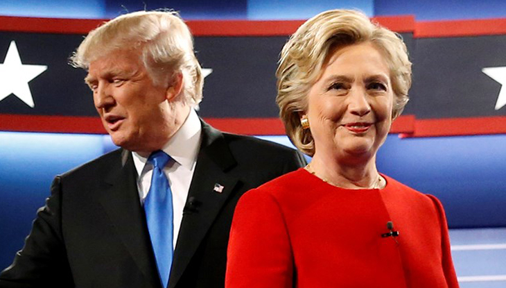 Hilary Clinto and Trump